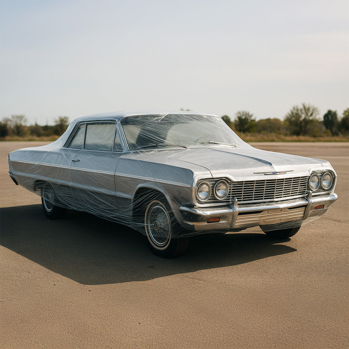 4 Pack Plastic Car Cover