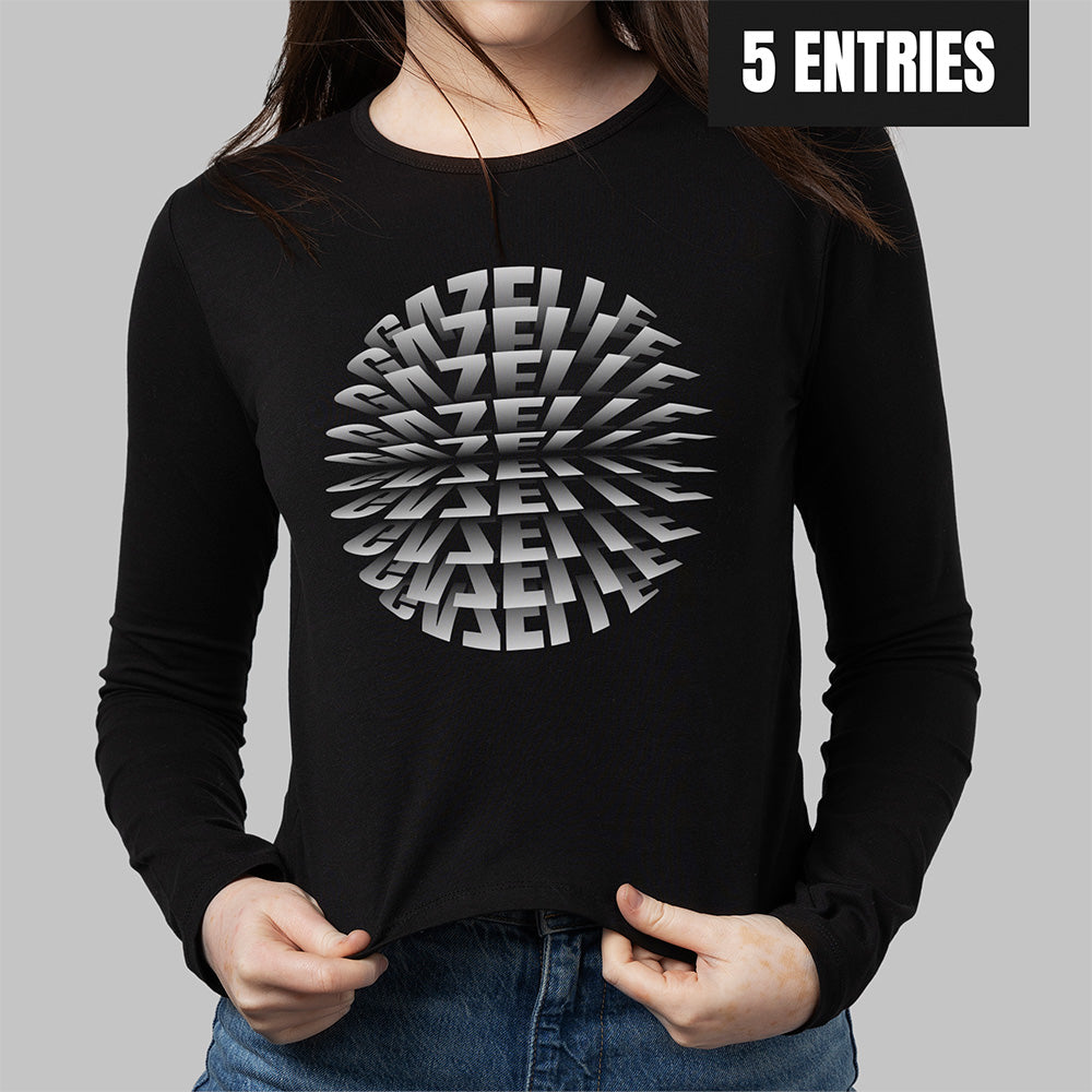 Black Women's Long Sleeve T-Shirt